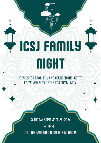 ICSJ’s “Know Your Neighbor” family night on Saturday September 28th at 4pm